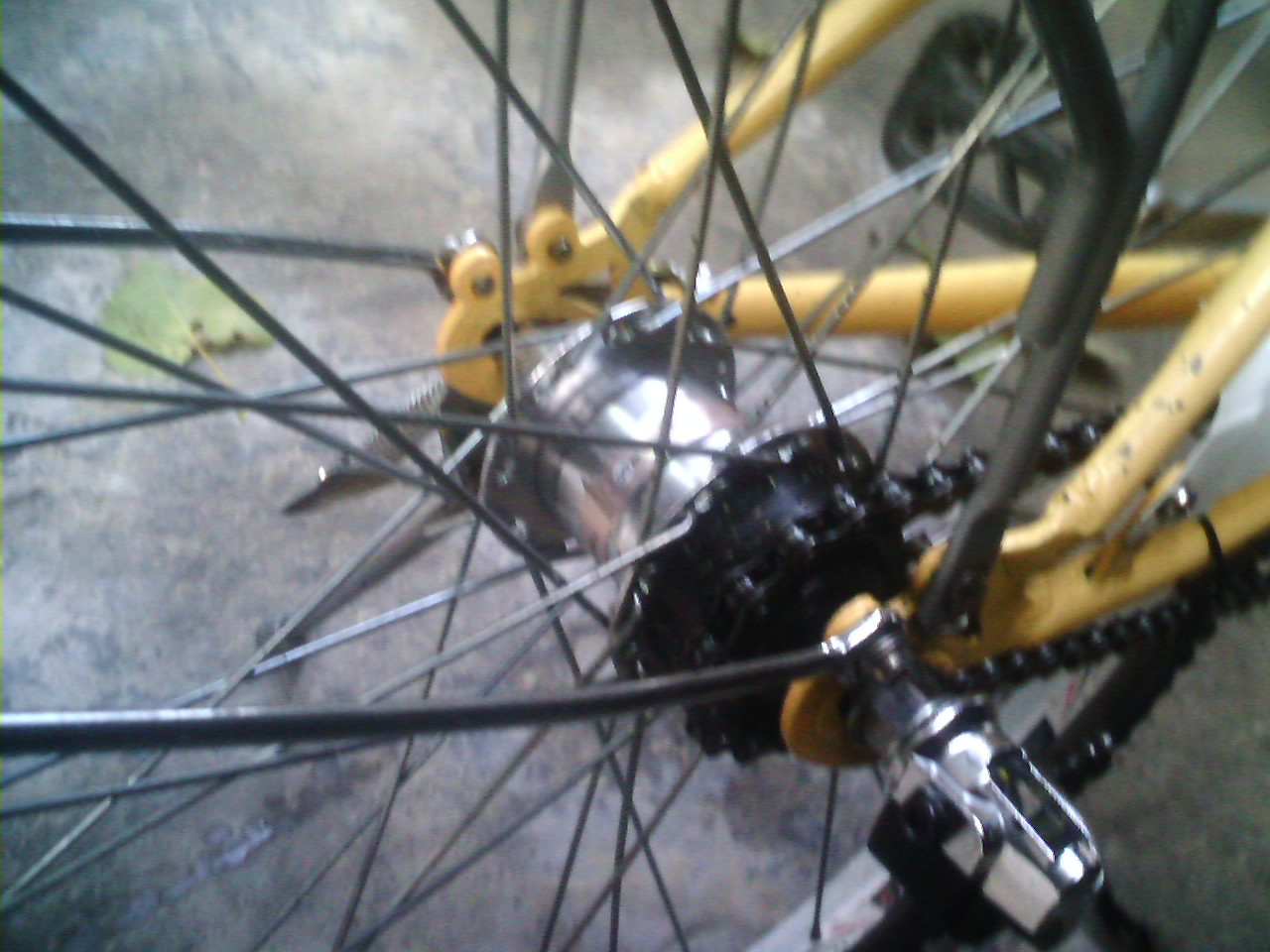 更换Shimano  SG-3R40内三速花鼓