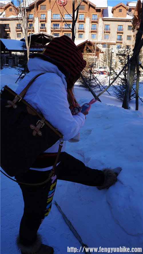 看。路边的雪可以没过脚面