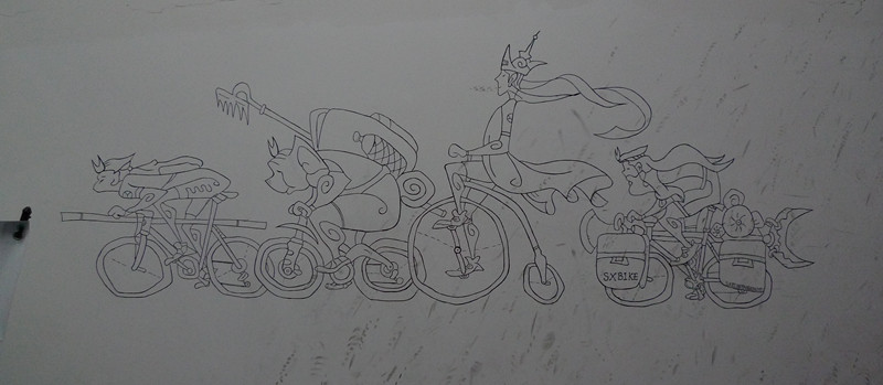 神行的这个壁画真的很有爱~