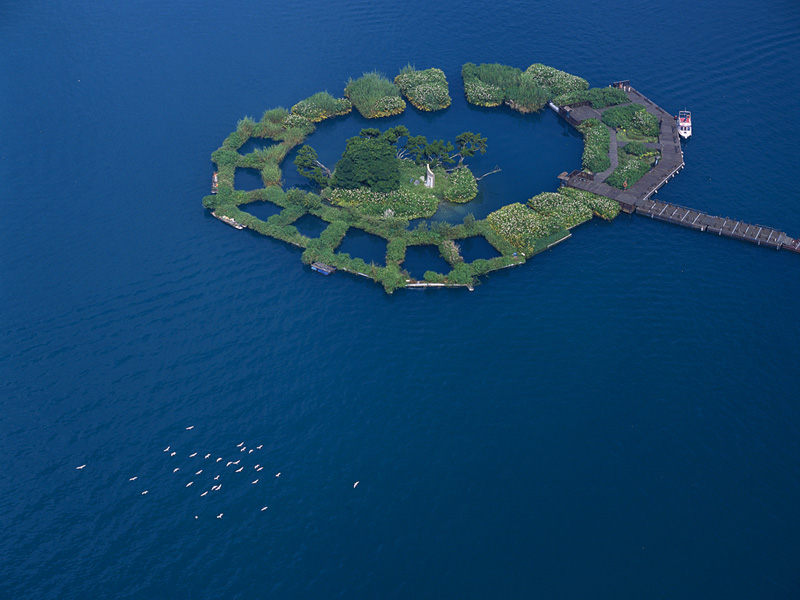 日月潭的拉鲁岛，原名光华岛