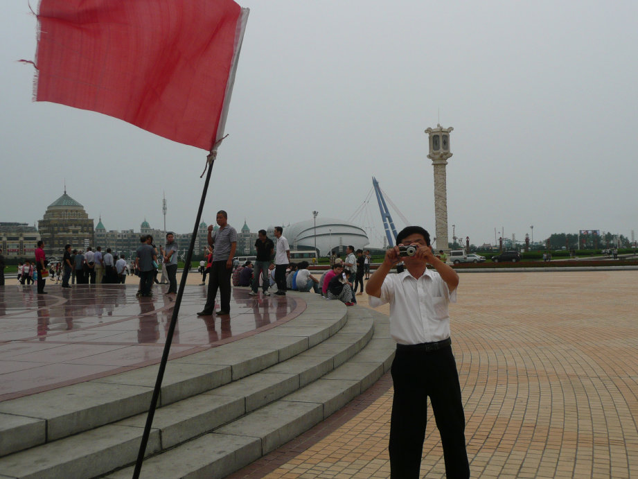 到哪儿我都是对焦点，我也pp他一张。