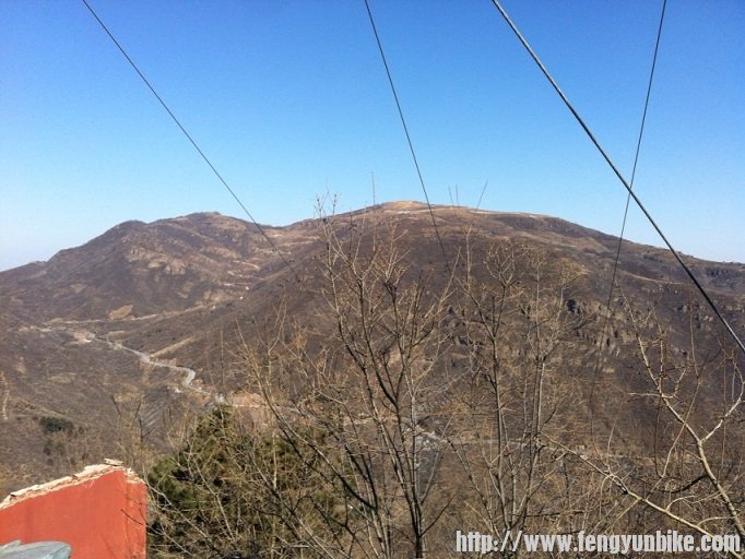 远处的阳台山风景应该比这边好，但是懒得骑了