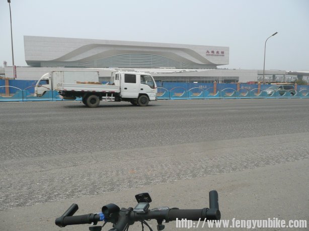 正在建设中的大连北站。