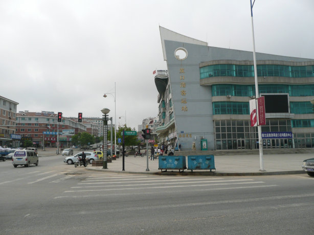 皮口有个码头。