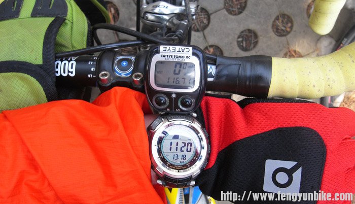 四座楼海拔及骑行里程