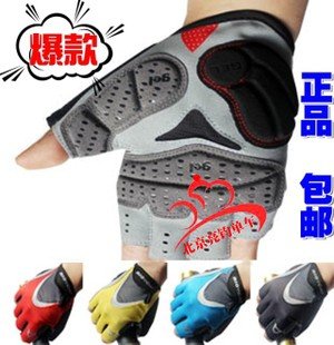 正品BIG CAT大猫G-003半指手套 骑行手套防震掌心透气好