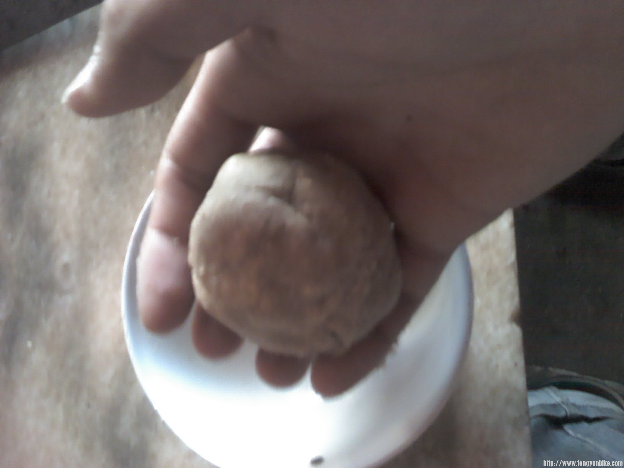 自己捏出来的糌粑