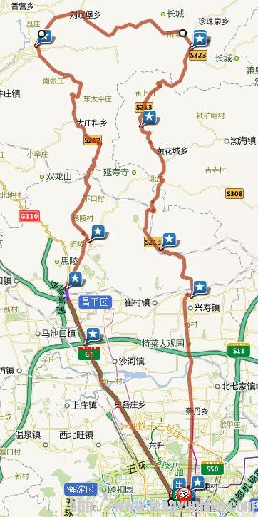 北京-昌平-永宁-四海-兴寿-北京(200公里).JPG