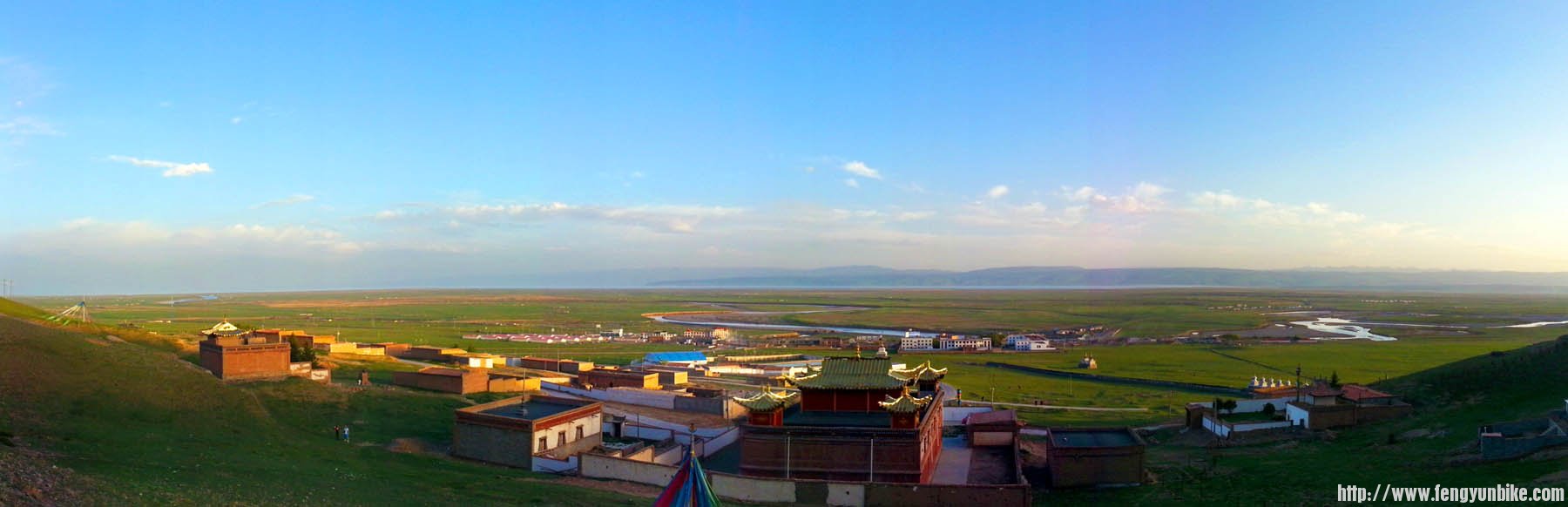 沙陀寺半山拍摄的全景