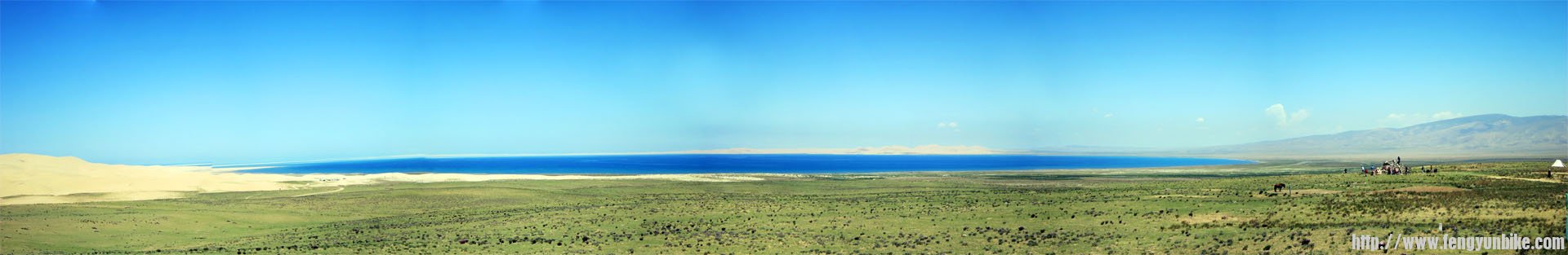 青海湖全景