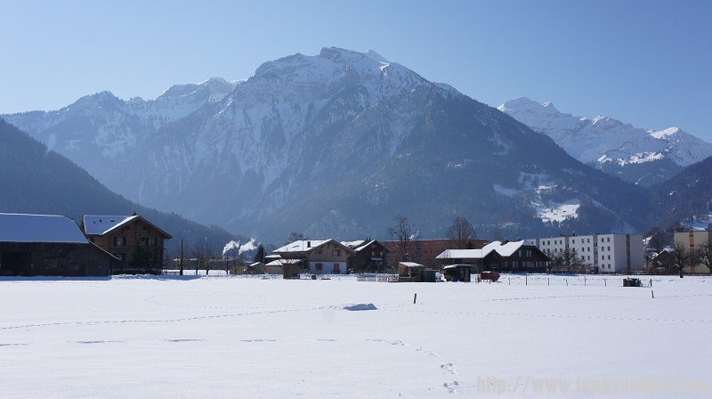 瑞士乡间冬景