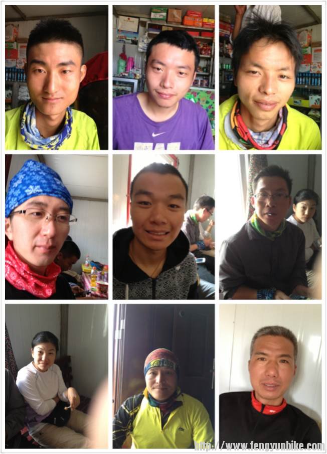 环湖成功的伙计们！