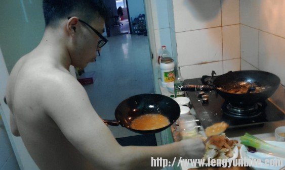 伟处长这厨艺没的说