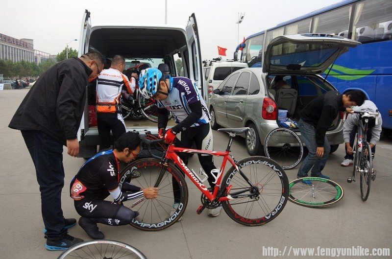 衡水的车友开始装车了