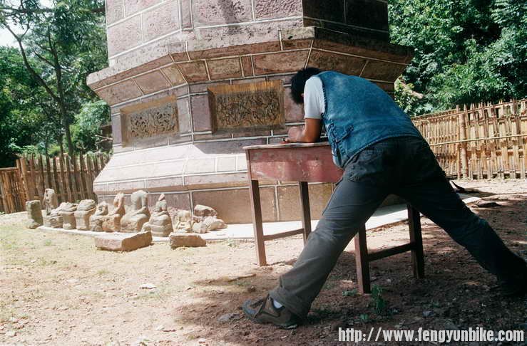 我们在清理现场