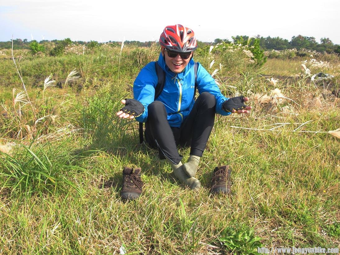 身湿的很严重，在晒鞋
