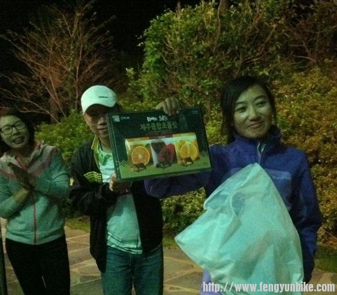 5公里竞赛第三名