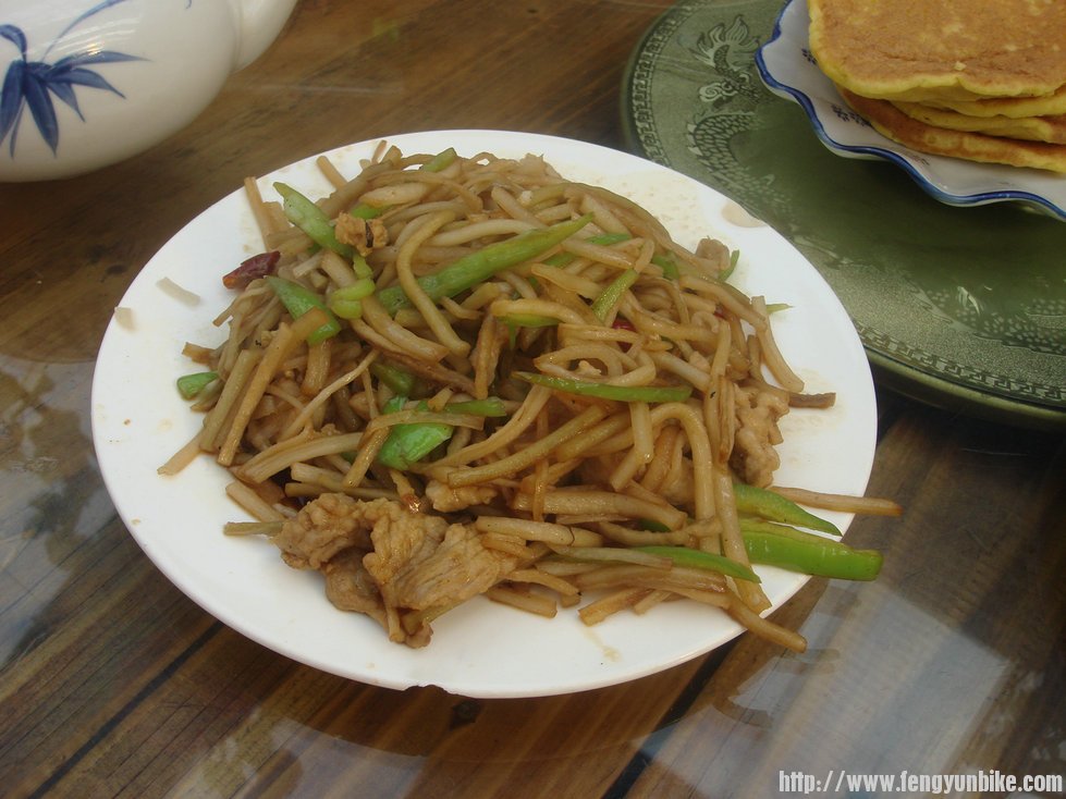 葫芦筋炒土豆丝