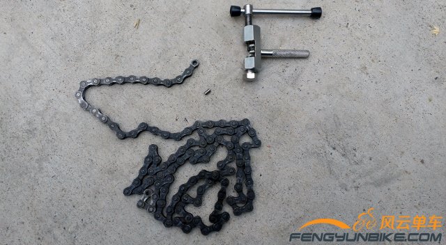 截断下来的旧链条