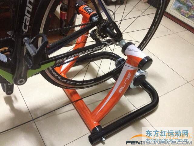 elite磁阻骑行台带线控