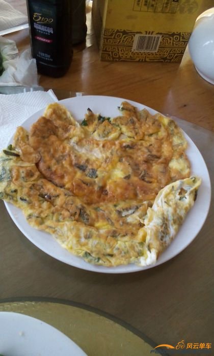 要了2份香椿摊鸡蛋