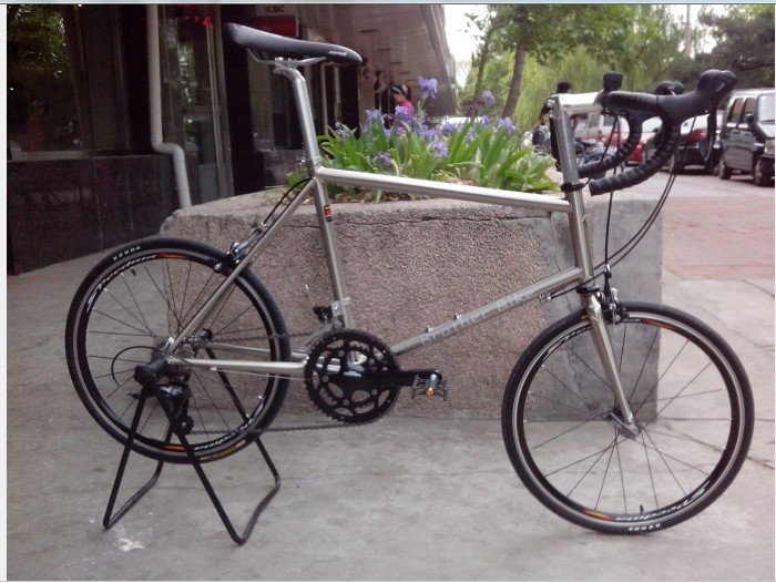 拉丝银钢架451小轮车