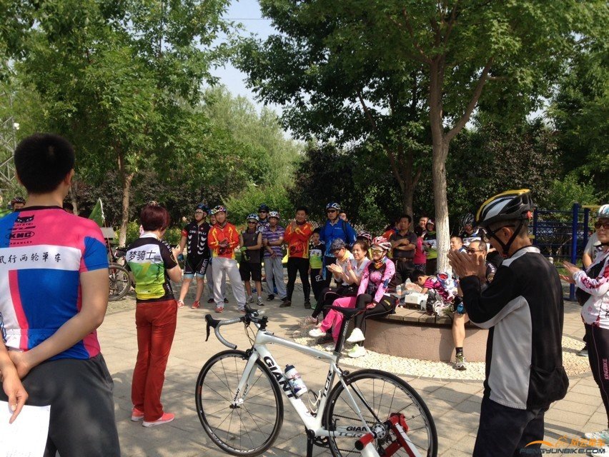 骑行沙龙活动中
