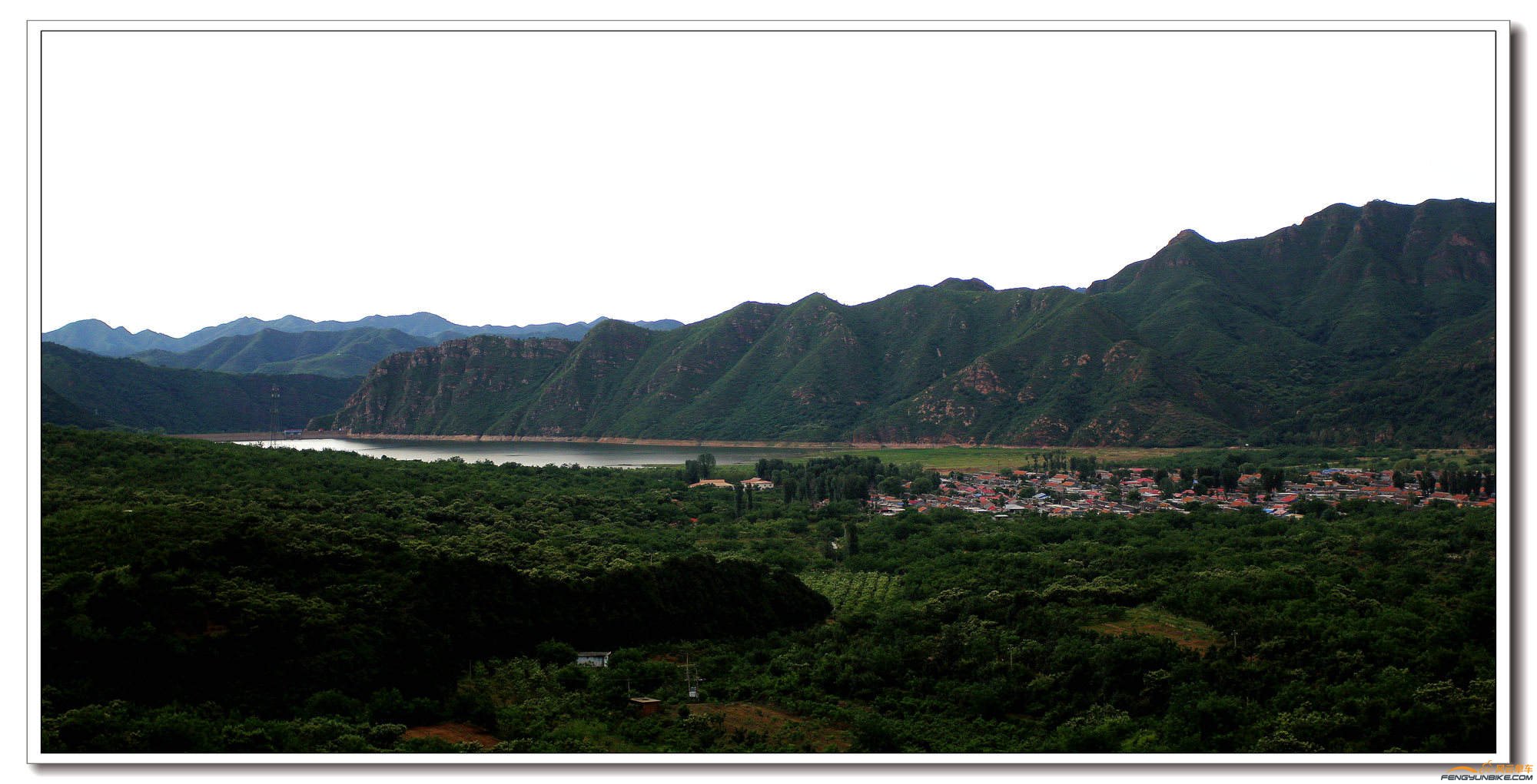 远眺平谷西峪水库