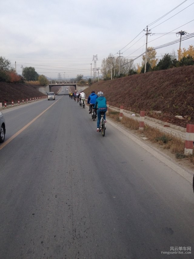 定泗桥出发的 骑到了顺沙路