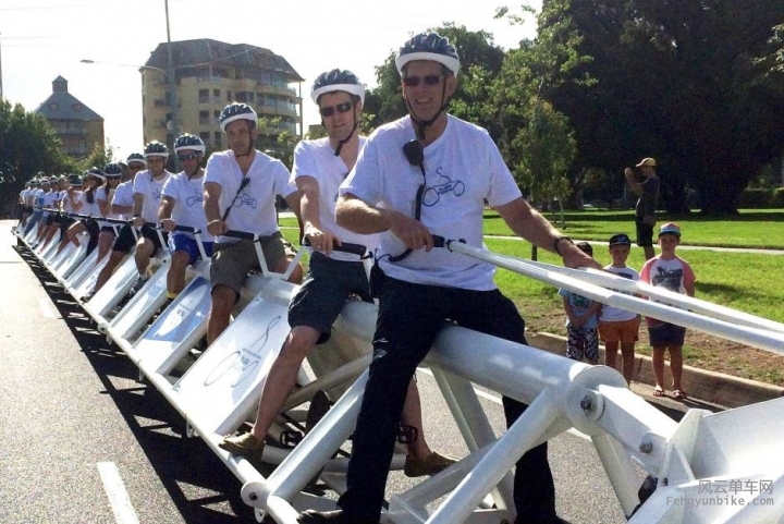 CHI_worlds longest bike adelaide_ABC supplied_Michele Nardelli_20150119.jpg