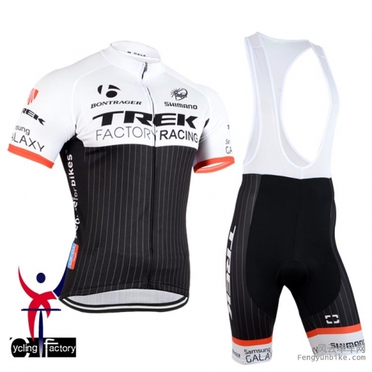 2015 Trek White Black Cycling Clothing Bike Jersey Bike Clothing Cycling Jersey .jpg