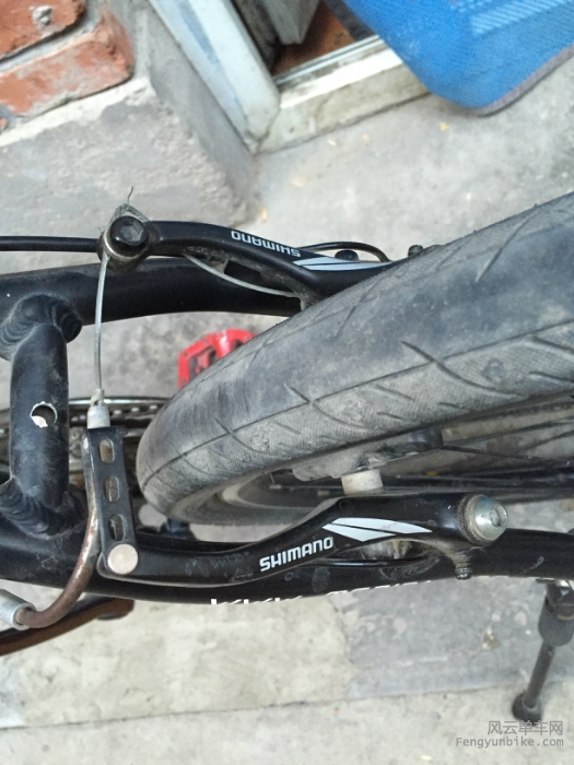 在捷安特专卖店换的禧玛诺V刹