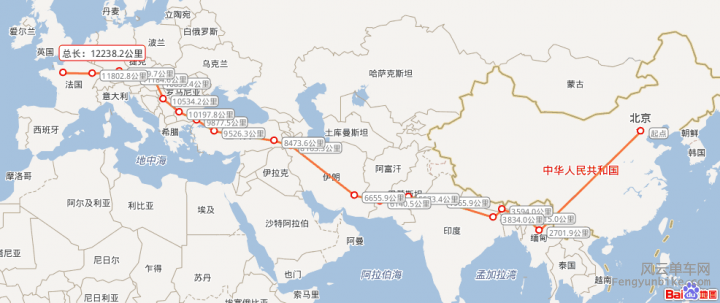 北京至巴黎的丝绸之路
