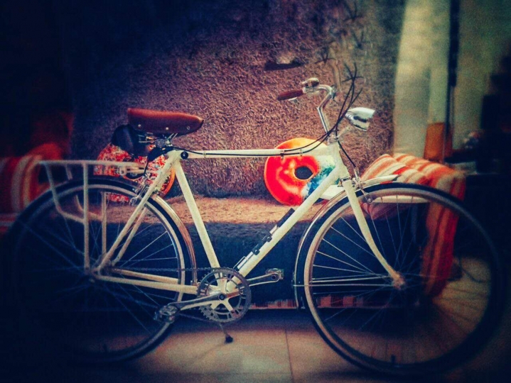 飒骆复古自行车 复古车  自行车