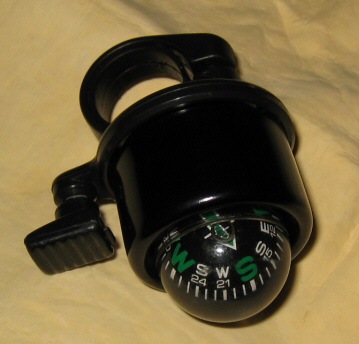 今天装了个带有指南球的车铃