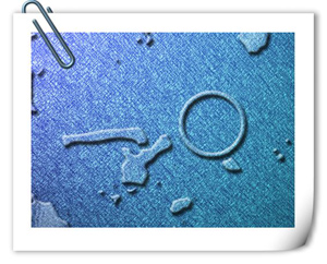 本来想做水滴字的，结果弄砸了，成这模样了