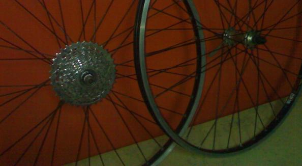 SHIMANO ALTOS 前后轴+窄太阳圈