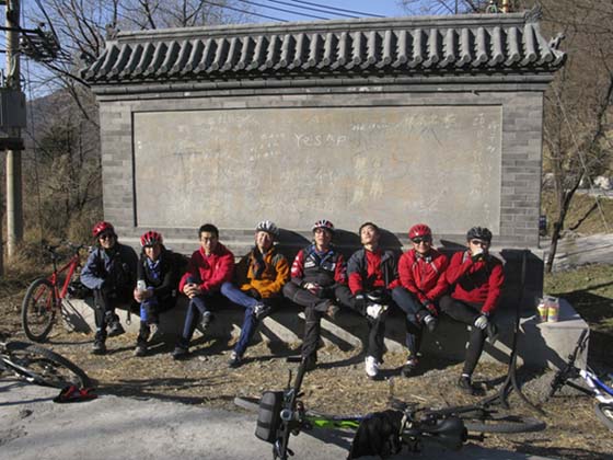 谢谢拍照的大妈！