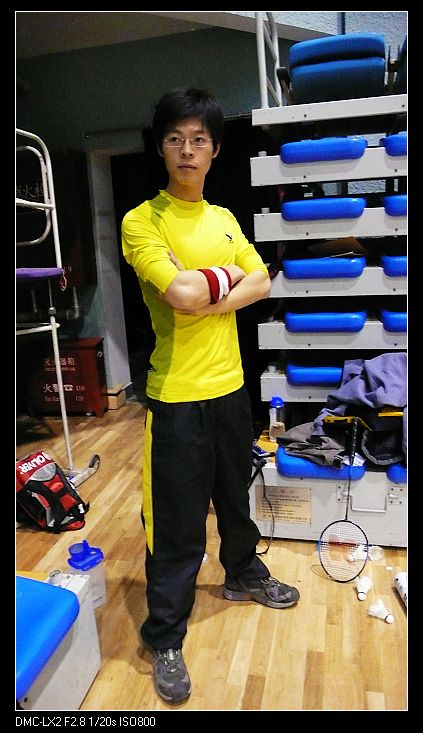 哇塞,可以给体育用品做代言了耶