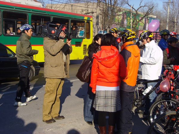 摄影师开始准备