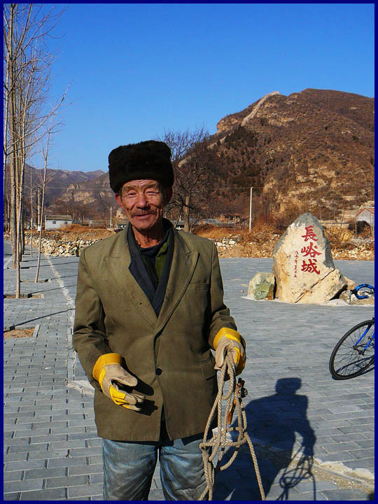 淳朴可爱的老乡