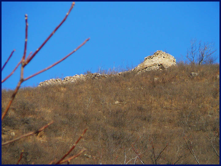 白羊城城墙的长焦照片