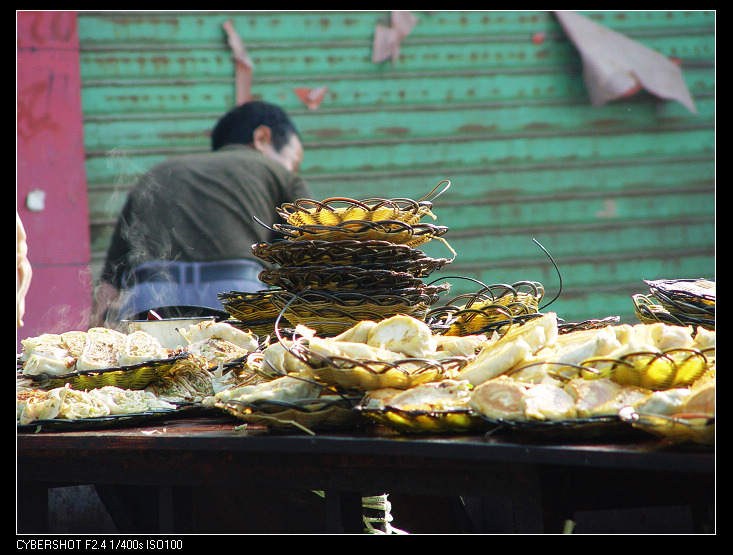在临沂的早餐，主食菜卷