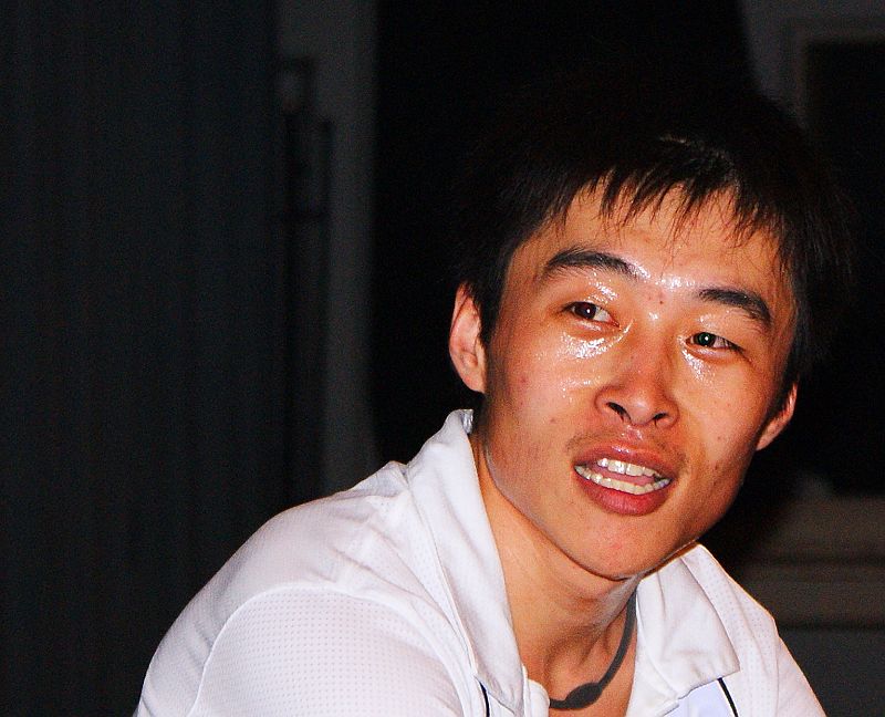 看给口水累的 这汗留的