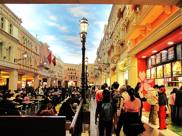 澳门威尼斯人大酒店美食街