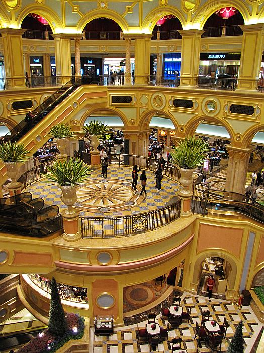 澳门威尼斯人大酒店一角