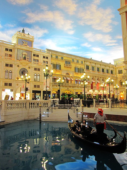 澳门威尼斯人大酒店与美国威尼斯人大酒店完全相同