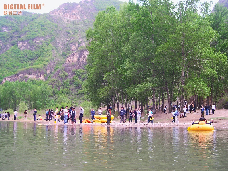 白河漂流终点，也是谷底