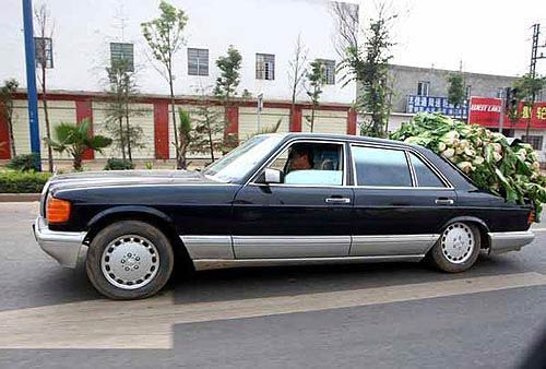 奔驰S满载大白菜 中国最有钱的菜农！.jpg