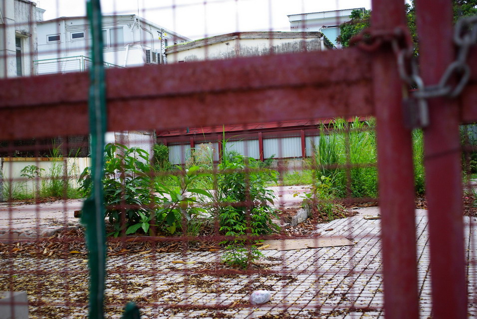 走过了一条路边全是大宅子的街巷，有这么大地方盖房子在香港绝对是豪宅